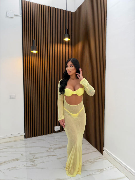 COSTUME SIRENA GIALLO
