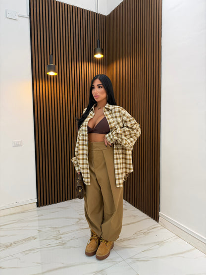 CAMICIA TABLE CUOIO