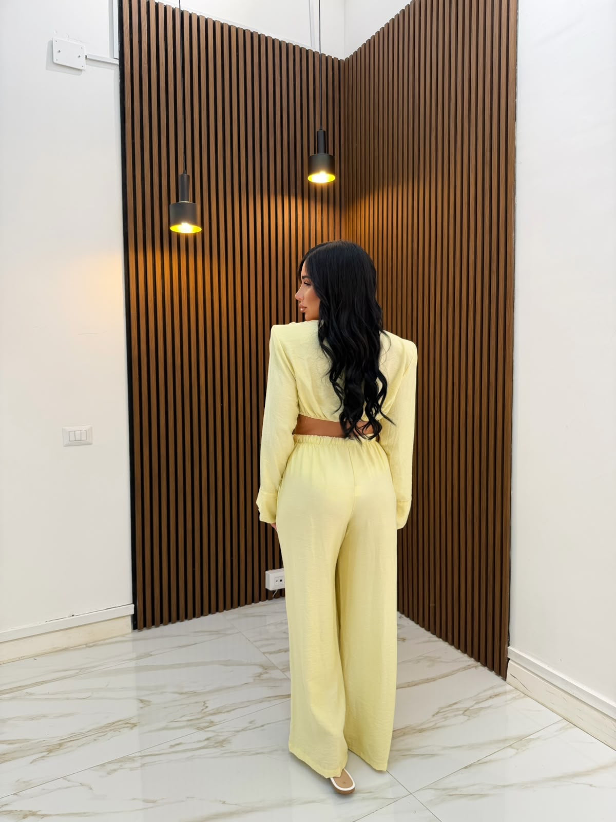 CORDINATO LUXURY GIALLO