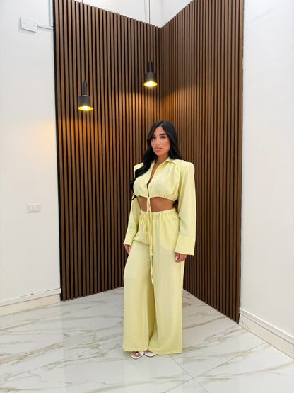 CORDINATO LUXURY GIALLO