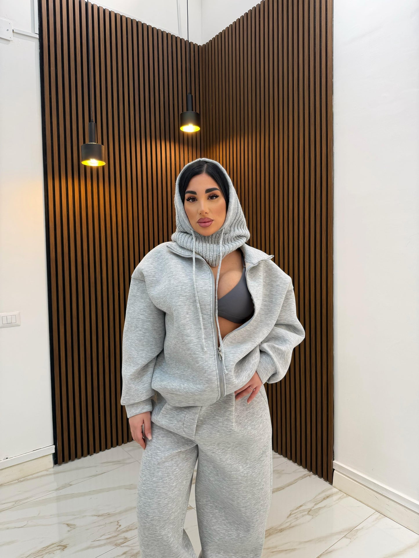 CORDINATO PAZZESCO GRIGIO