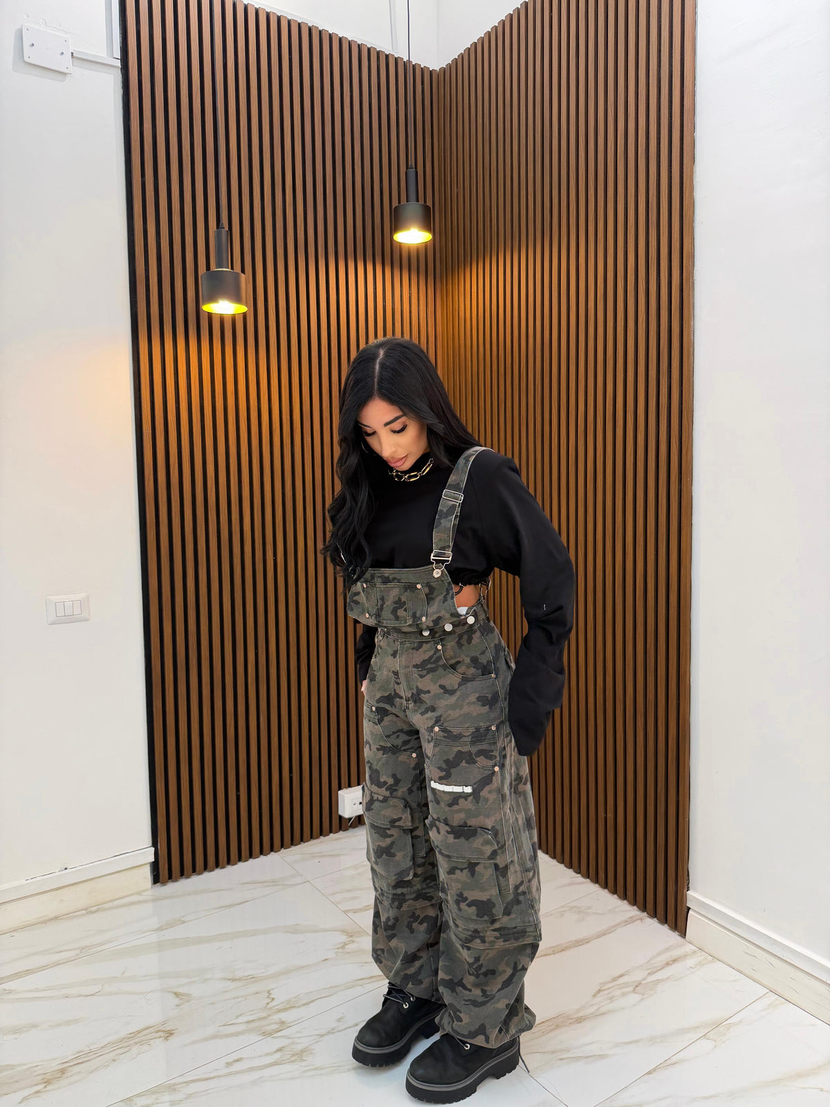 SALOPETTE 3 IN 1 MILITARE