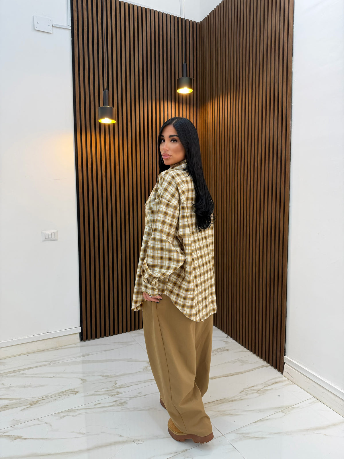 CAMICIA TABLE CUOIO