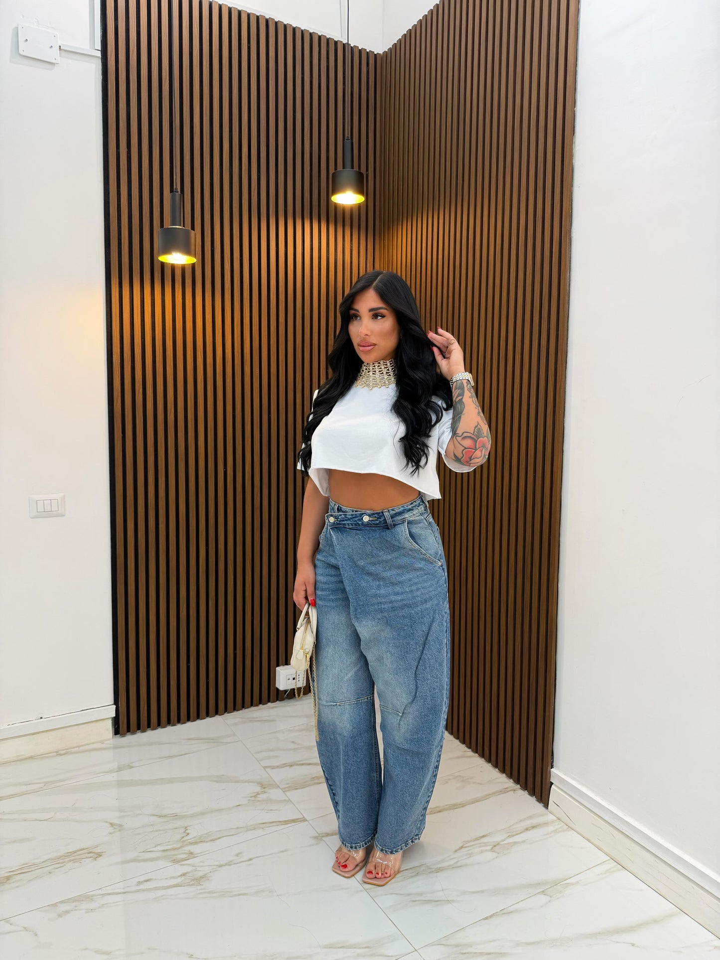 JEANS ASIMMETRICO