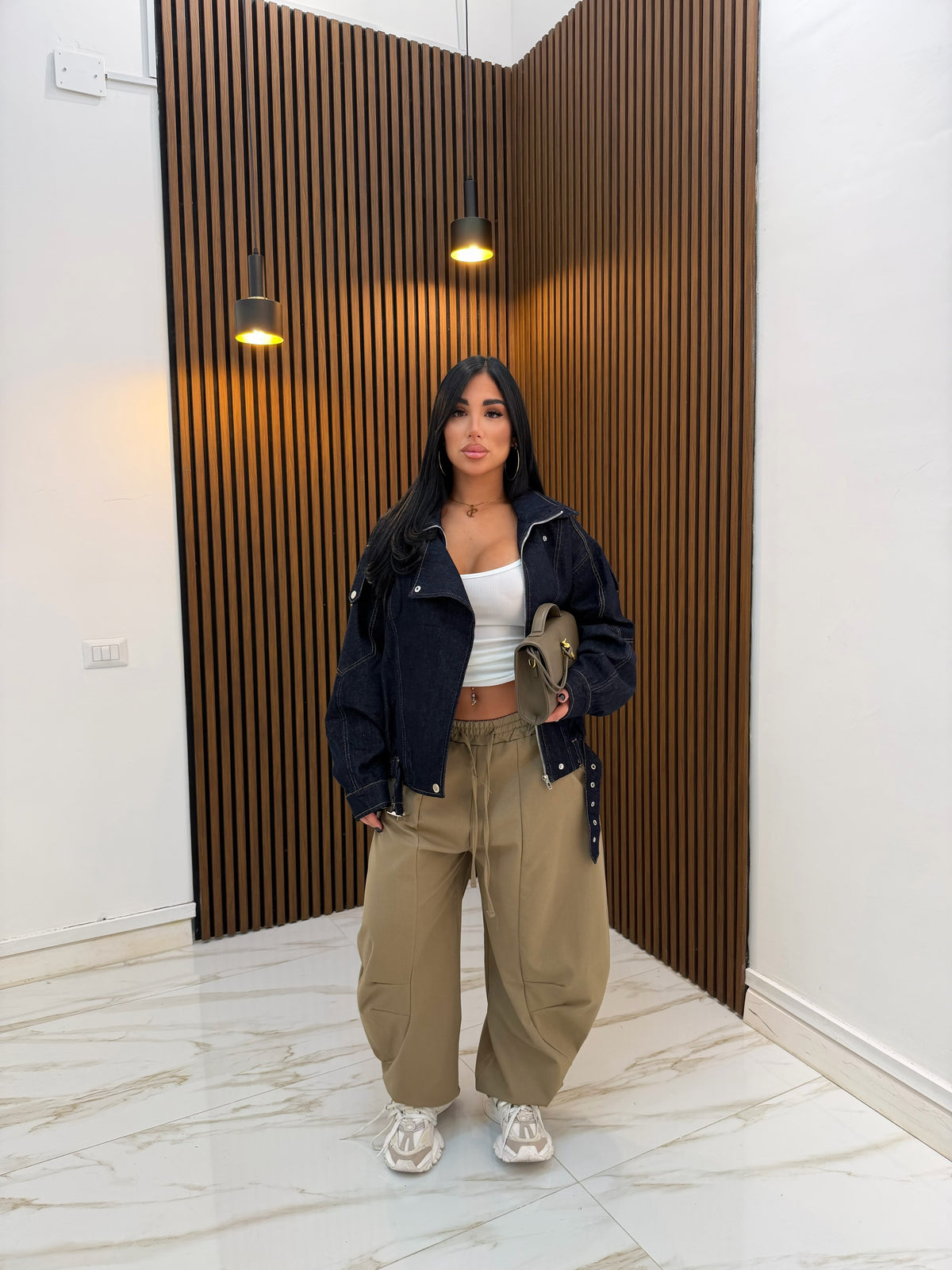 GIACCA IN DENIM SCURO