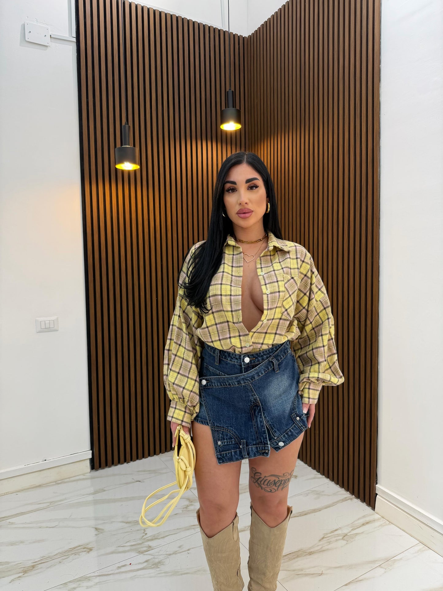 CAMICIA QUADRI GRANDI