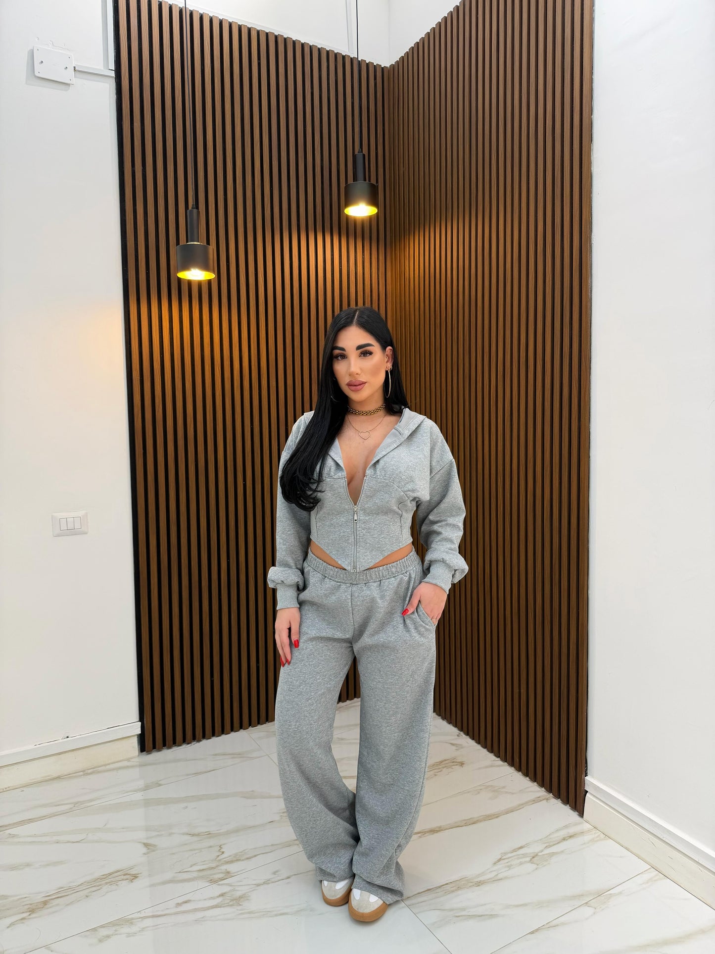 CORDINATO COCOS GRIGIO