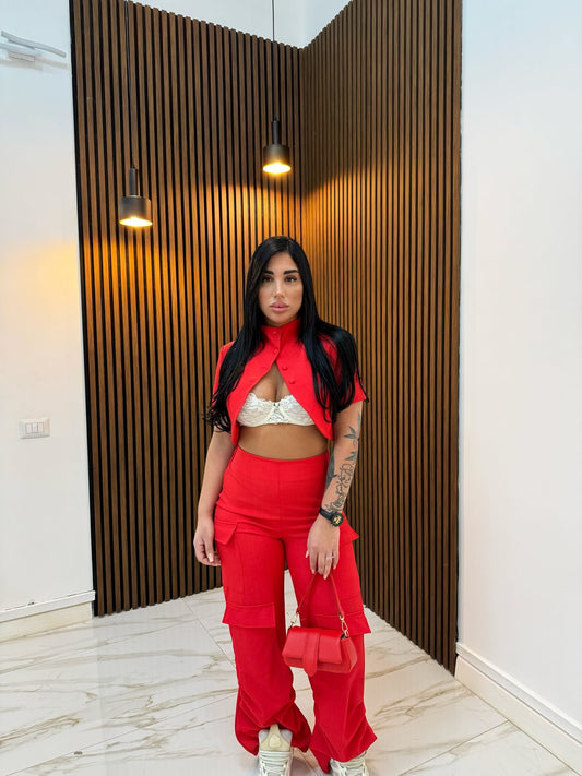 CORDINATO TWENTY ROSSO