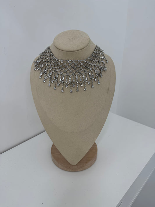 COLLANA SWAROSKY ARGENTO