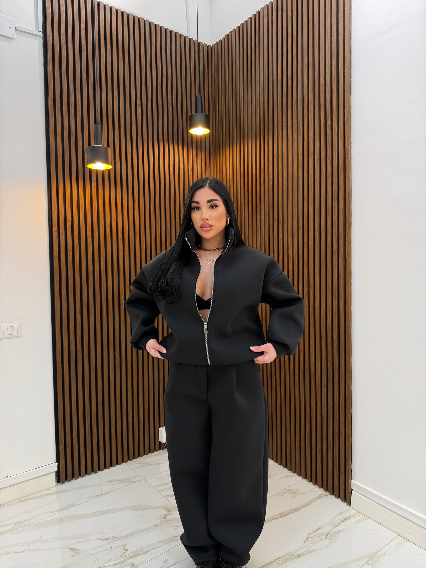 CORDINATO PAZZESCO NERO