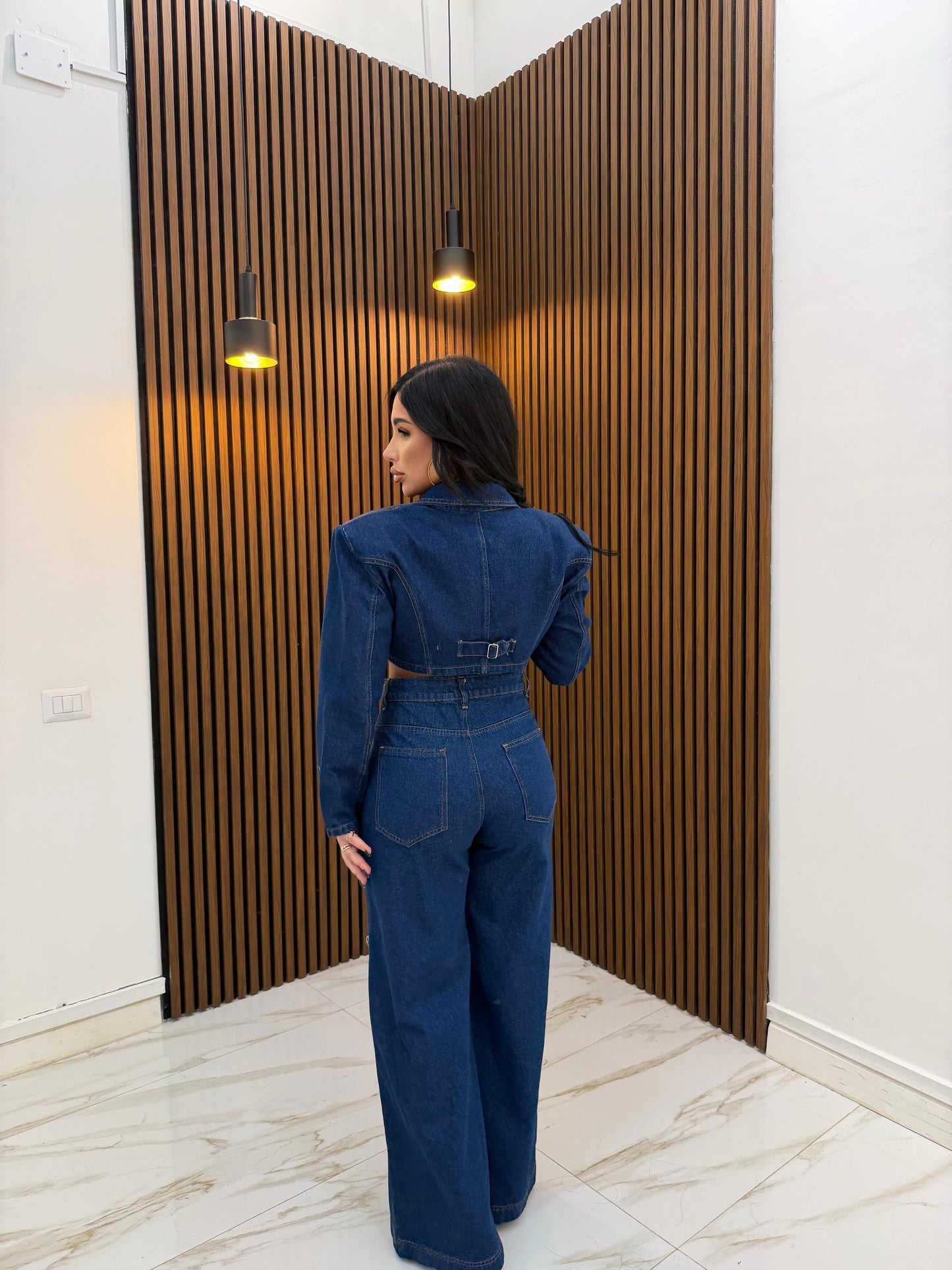 CORDINATO DENIM SCURO