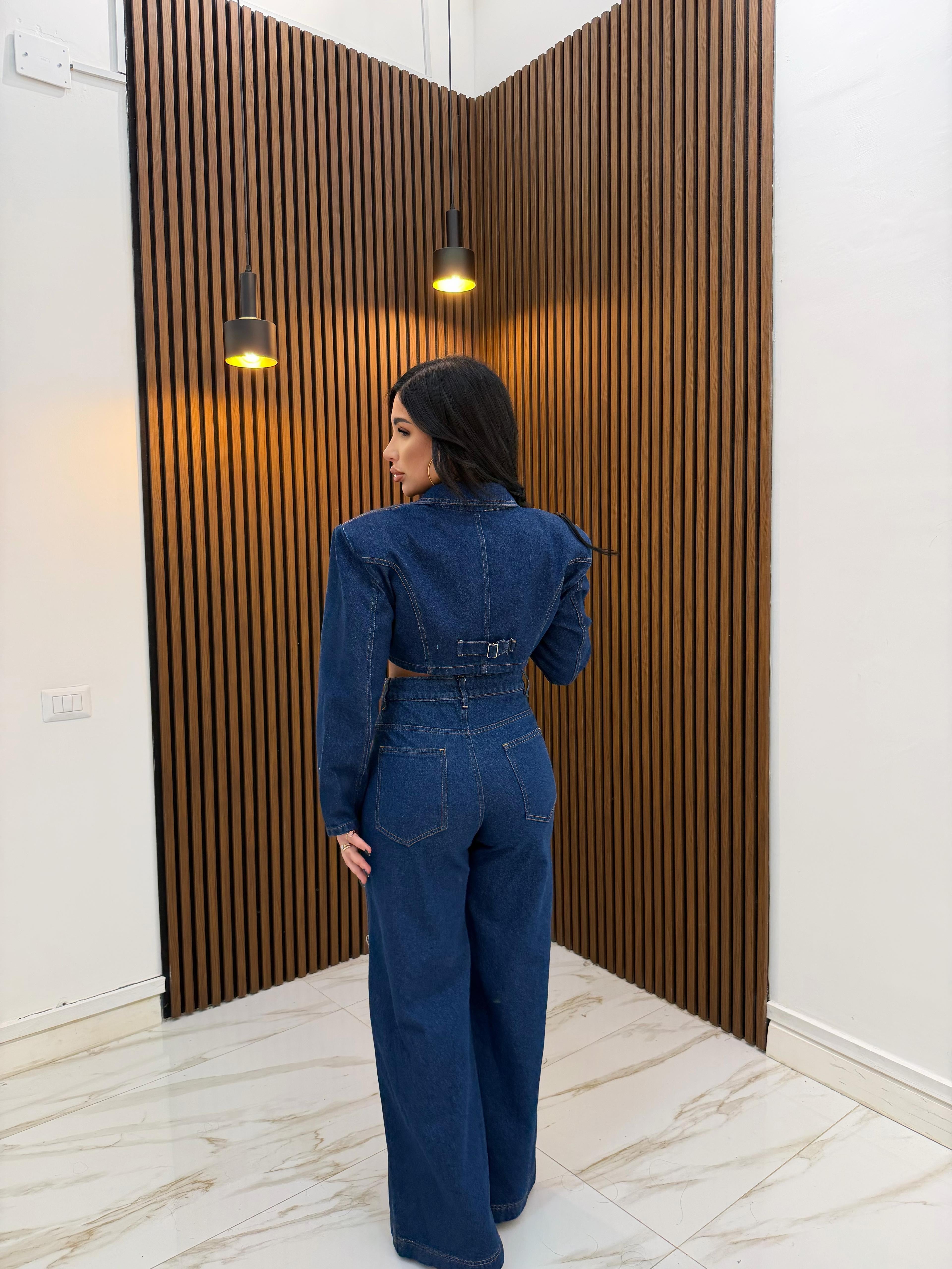 CORDINATO DENIM SCURO