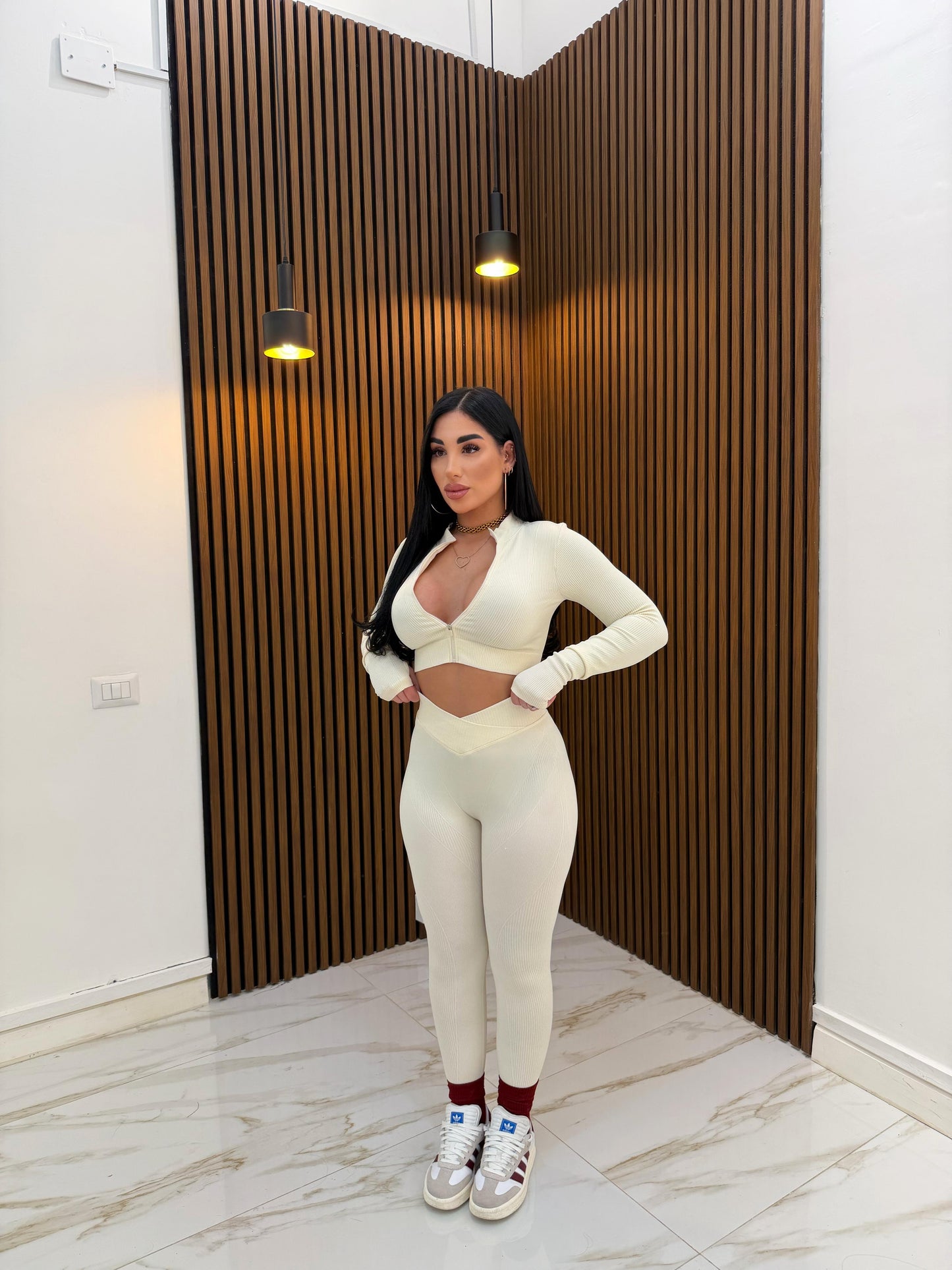 CORDINATO FITNESS PANNA