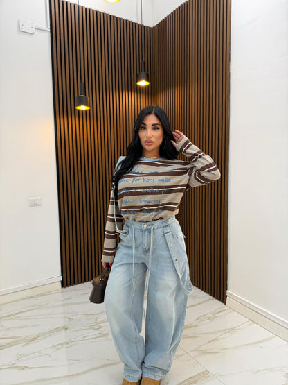 JEANS BRETELLE