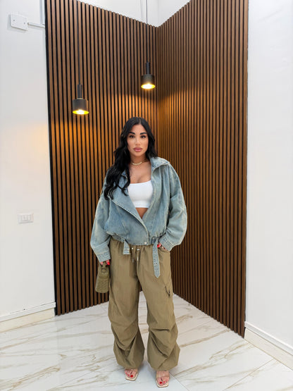 GIACCA IN DENIM CHIARO
