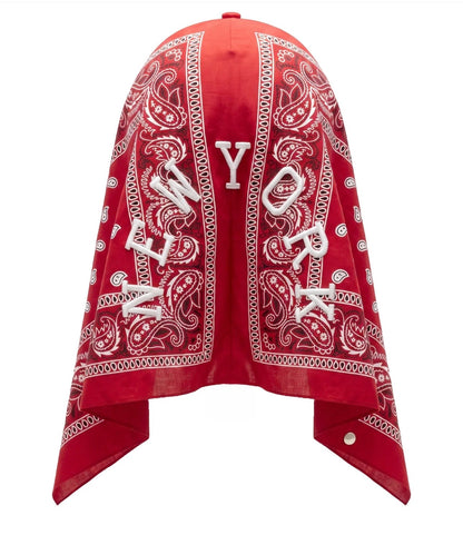 CAPPELLO BANDANA ROSSO