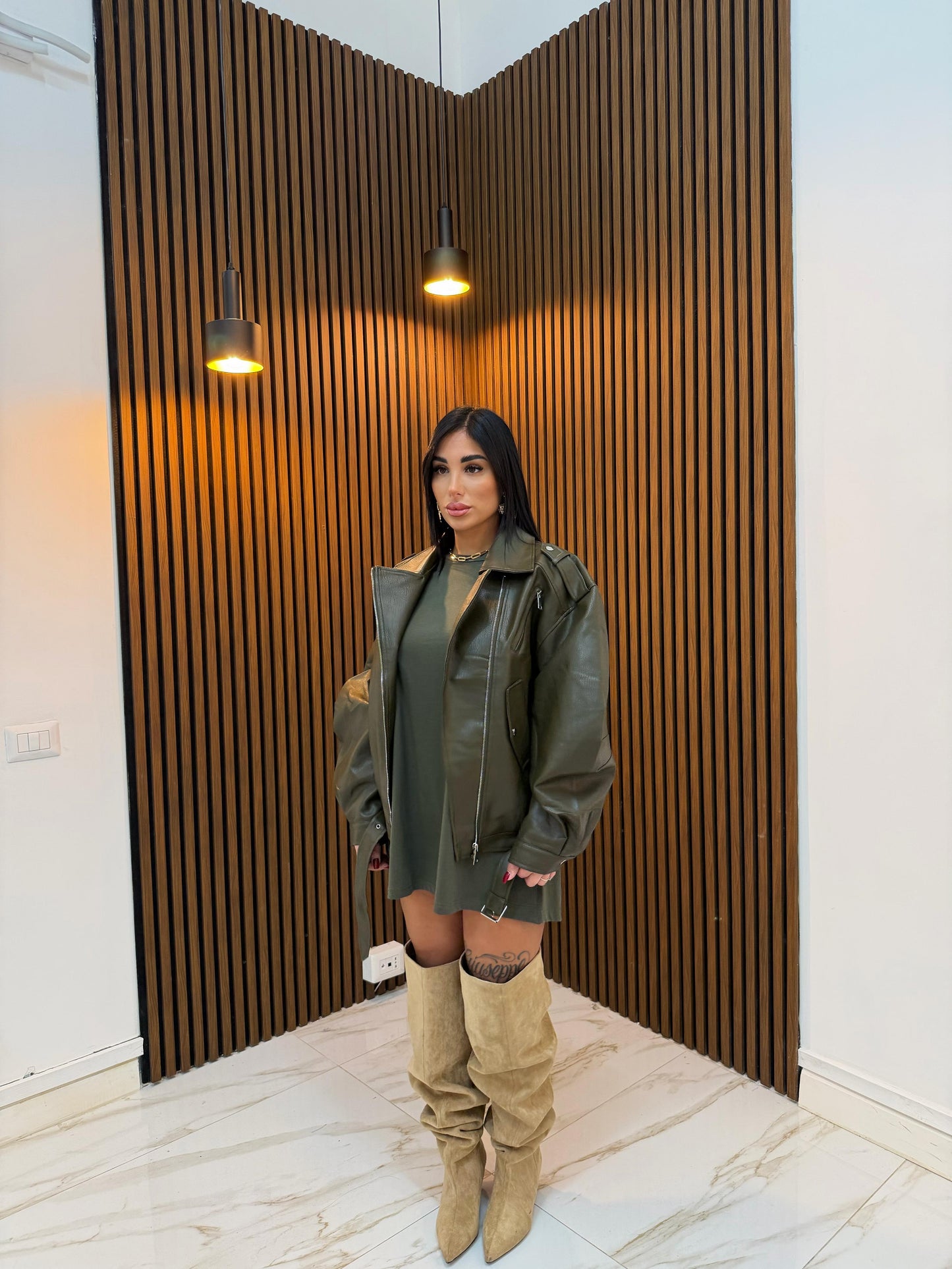 STIVALE CAMOSCIO BEIGE