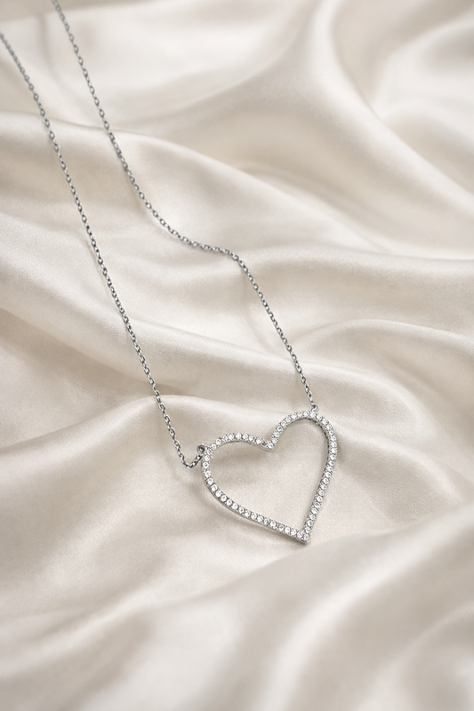 COLLANA CUORE ARGENTO