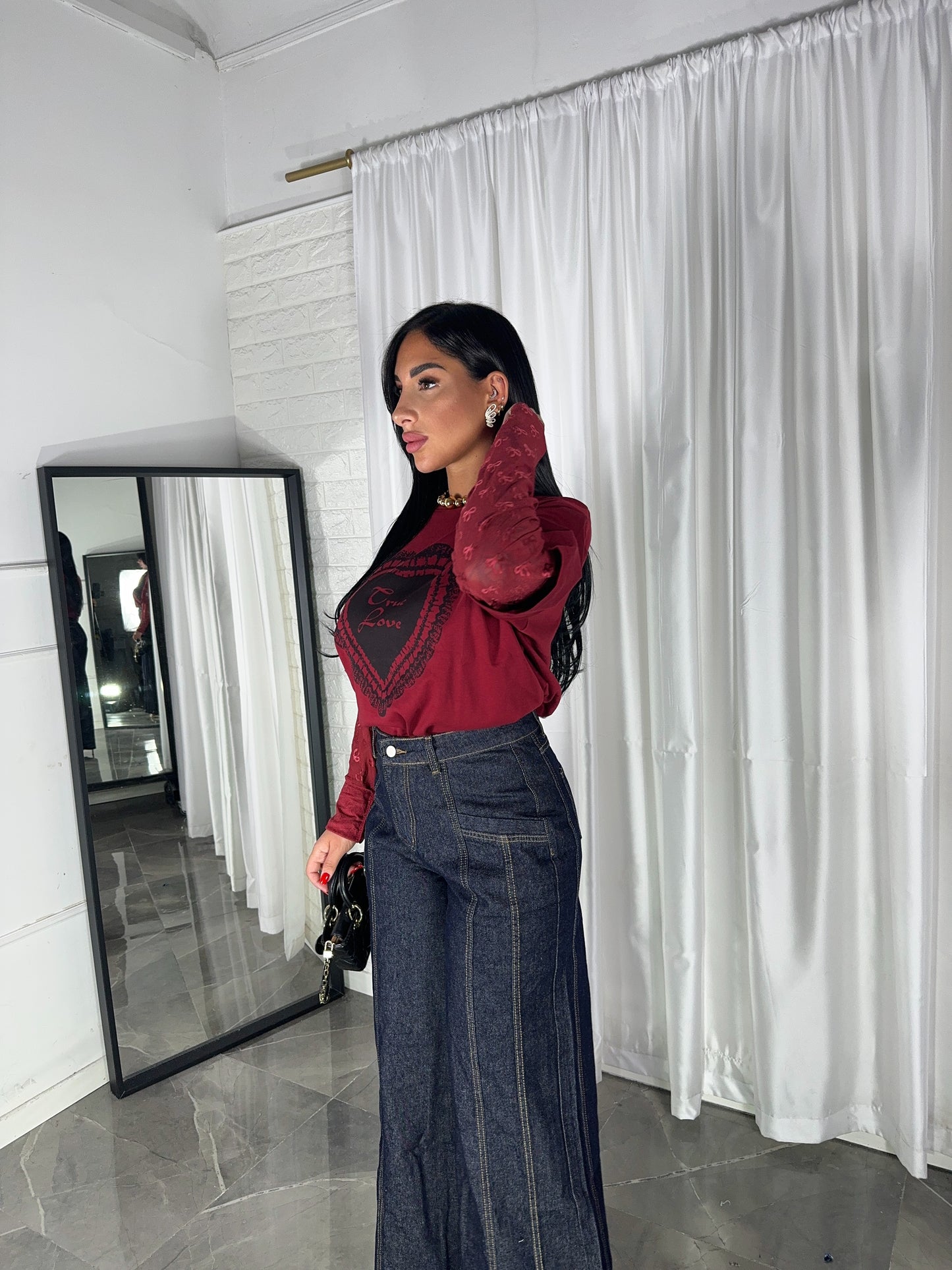 JEANS PALAZZO
