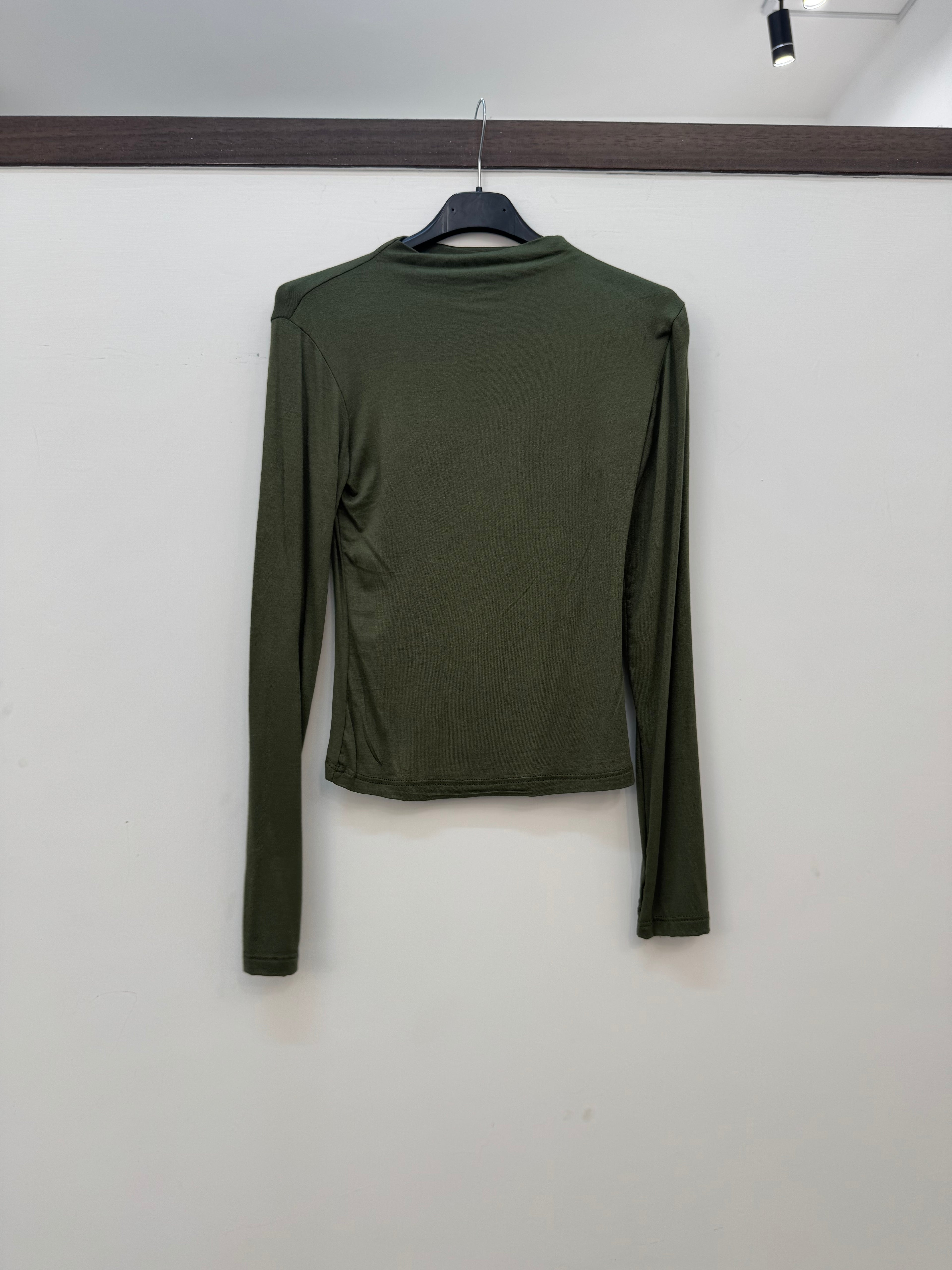 MAGLIA SEMITRASPARENTE VERDE
