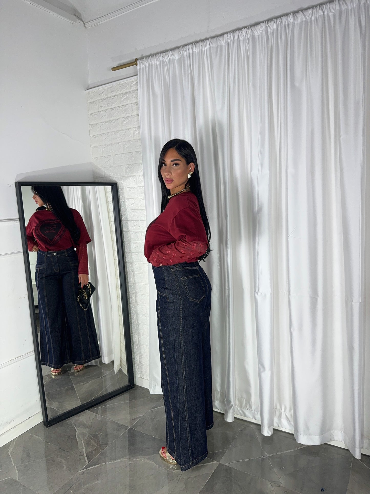 JEANS PALAZZO