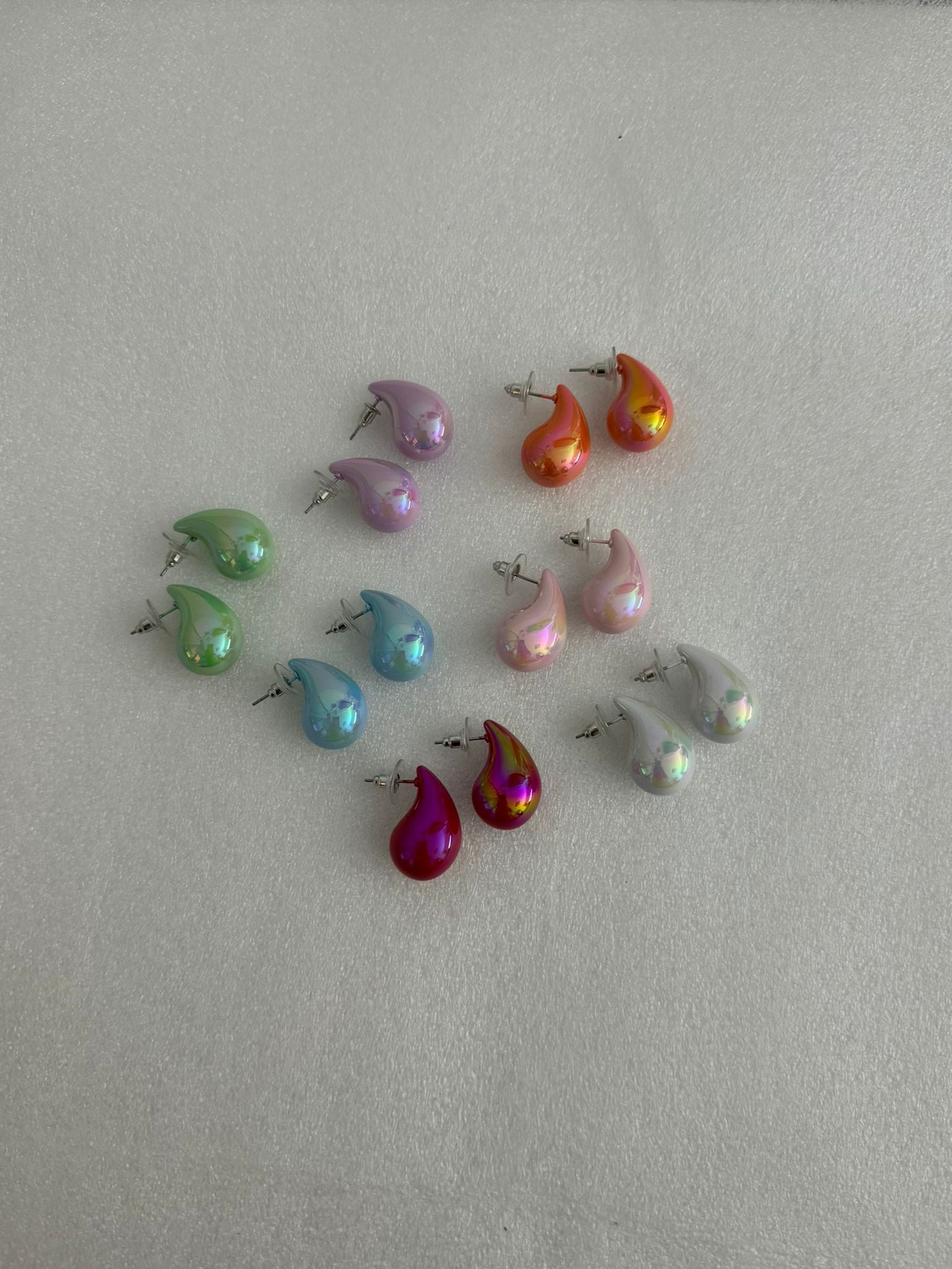 ORECCHINI SMALL GOCCIA METALIZZATI