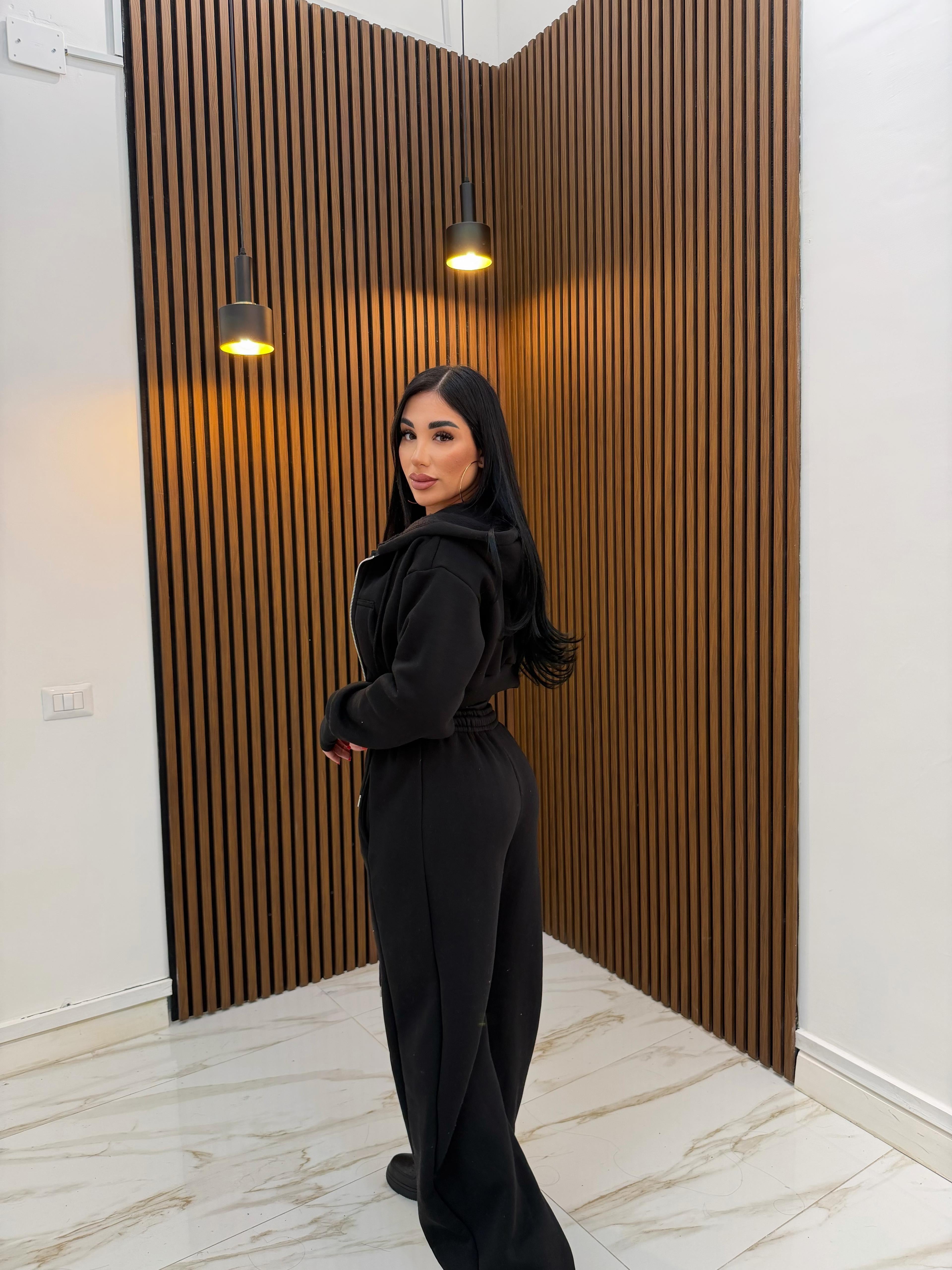 CORDINATO 3 PEZZI NERO