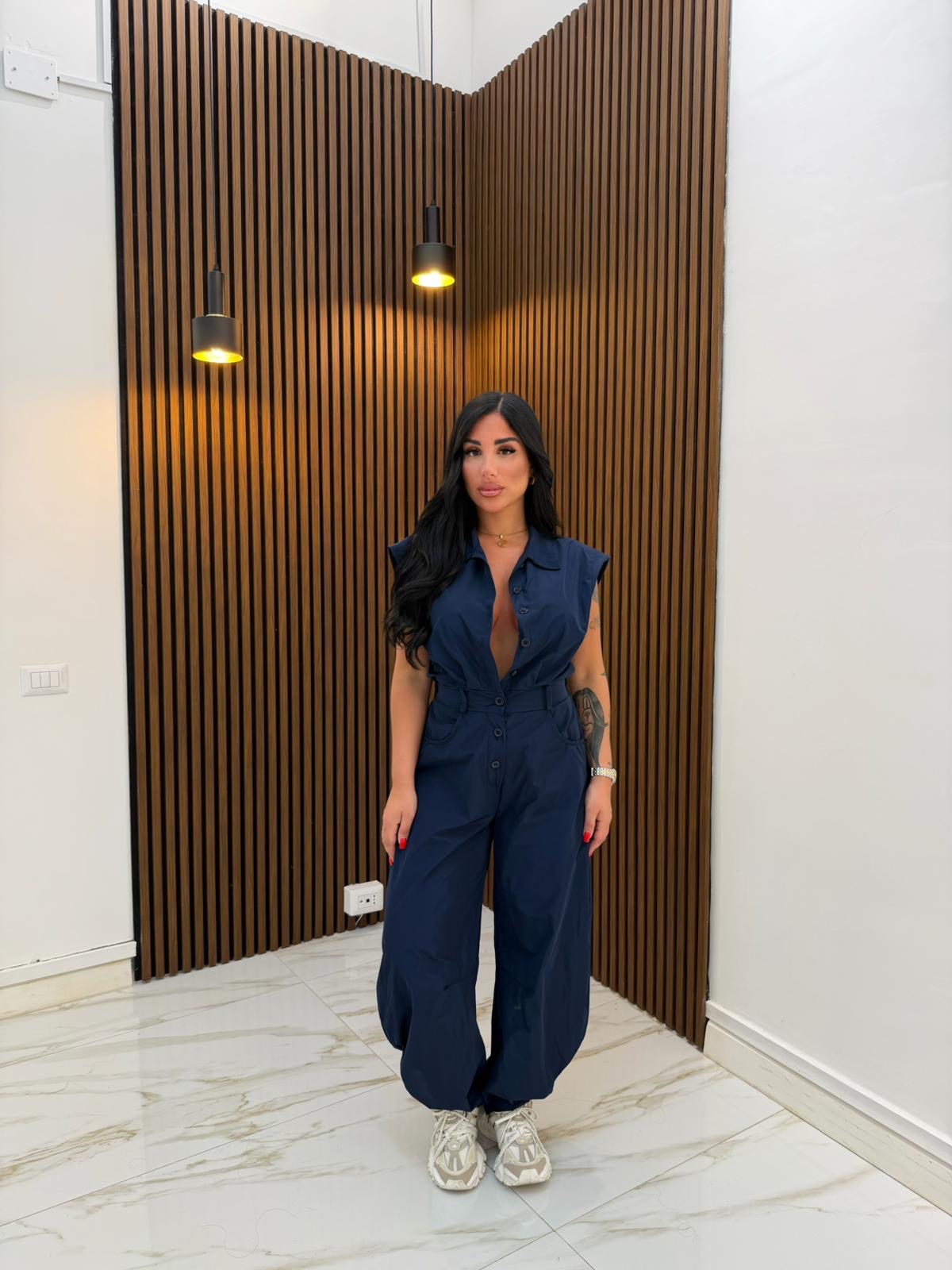 JUMPSUIT TECNO BLU