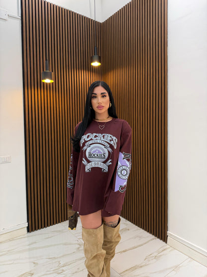 MAGLIA ROCKIES BORDEAUX