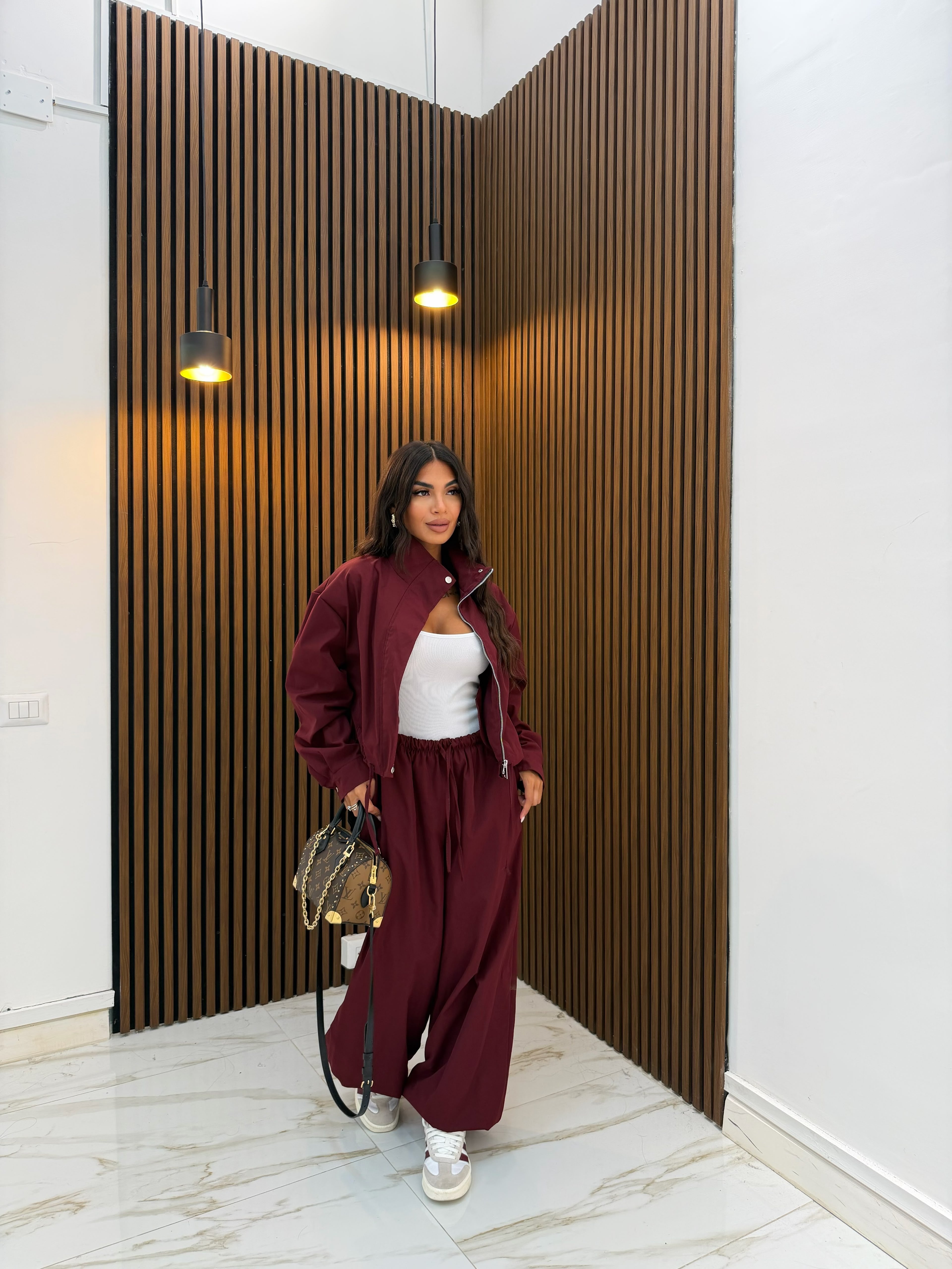 CORDINATO COMFY BORDEAUX