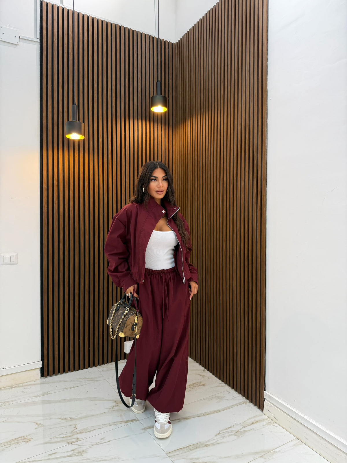 CORDINATO COMFY BORDEAUX