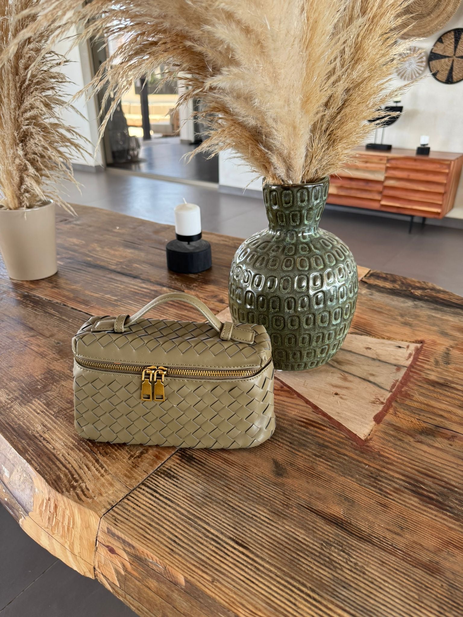 BAGS INTRECCI VERDE MILITARE