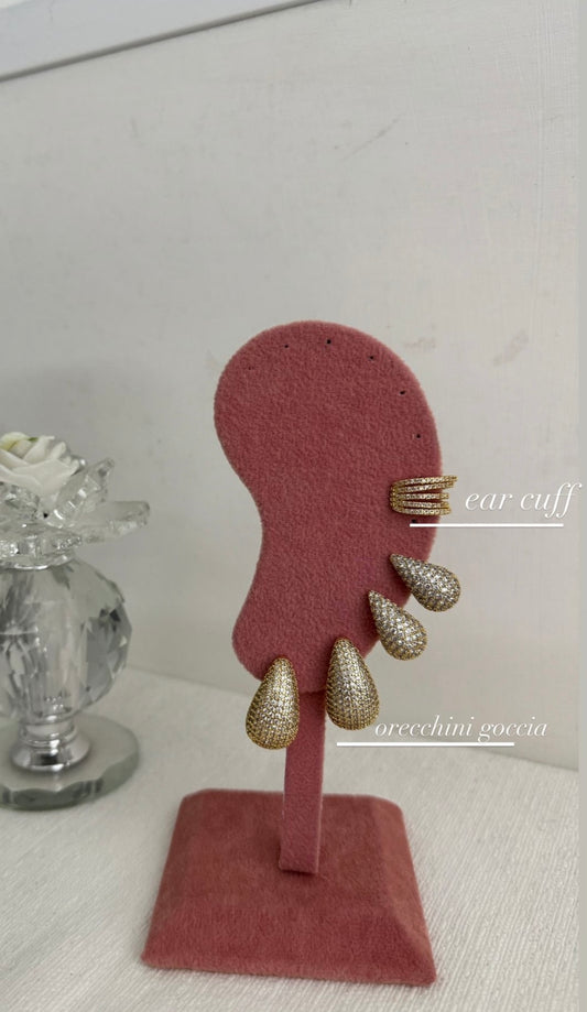 ORECCHINI GOCCIA STRASS